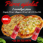 Páros ajánlat pizza (2 személyes)